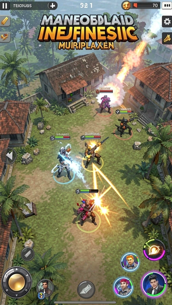 Tangkapan layar level pertama dengan pemandangan menakjubkan.