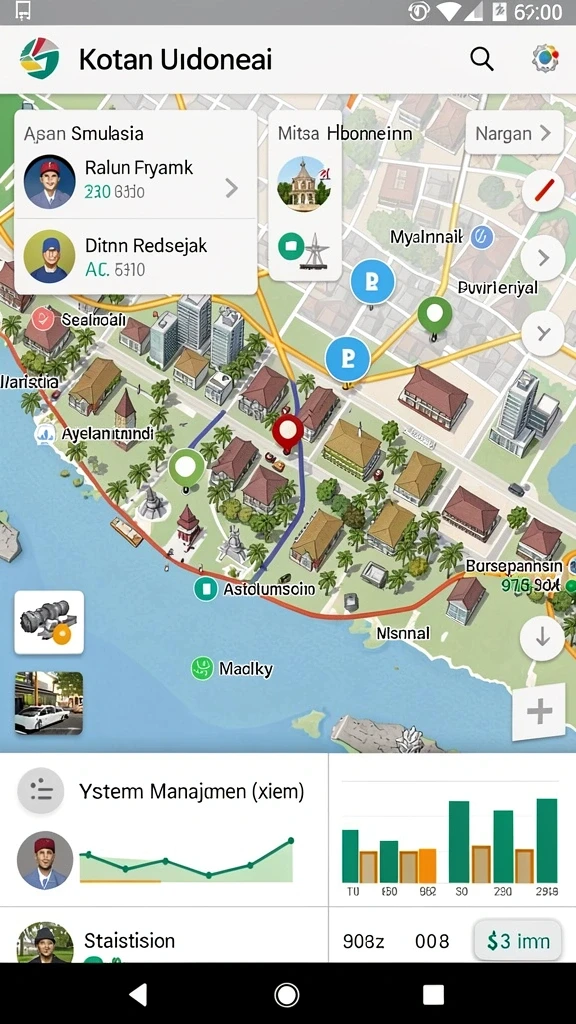 Screenshot dari mode multiplayer yang seru.