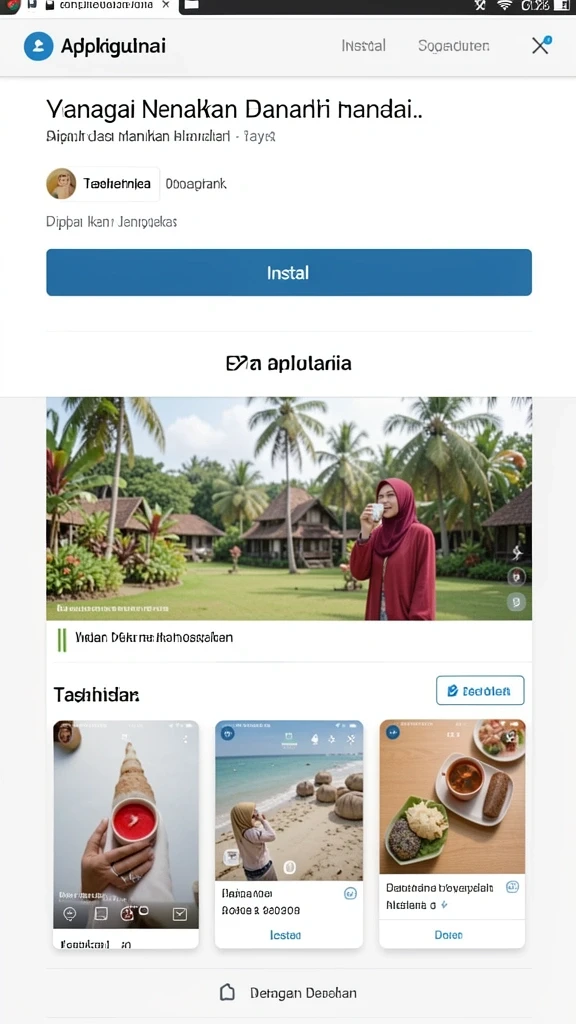 Tampilan antarmuka yang ramah pengguna.