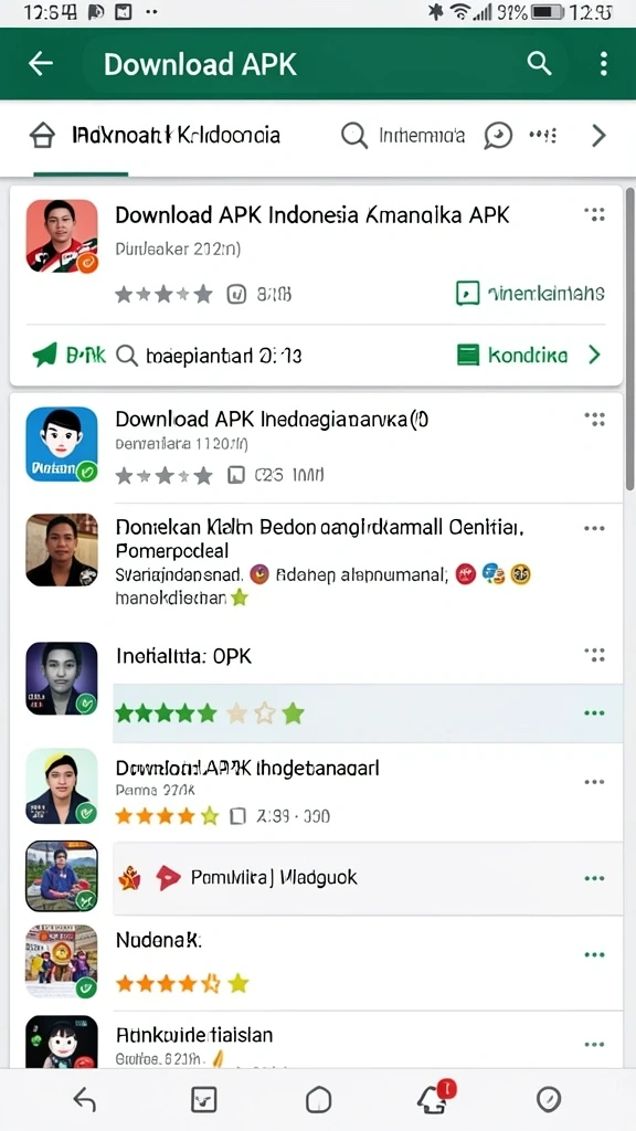 Tampilan antarmuka utama dengan grafis menawan.