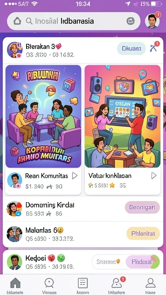 Antarmuka yang menarik dan mudah digunakan.