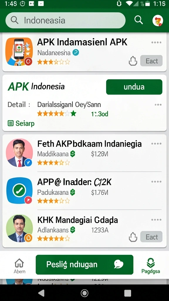 Tampilan antarmuka utama yang bersih dan user-friendly.