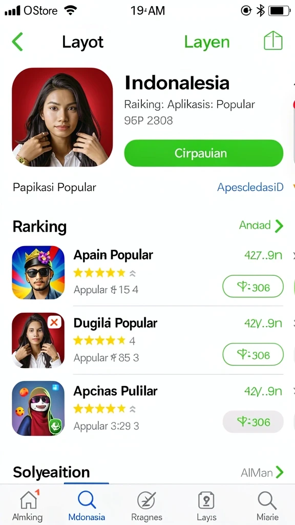 Screenshot ini memperlihatkan fitur leaderboard yang kompetitif.