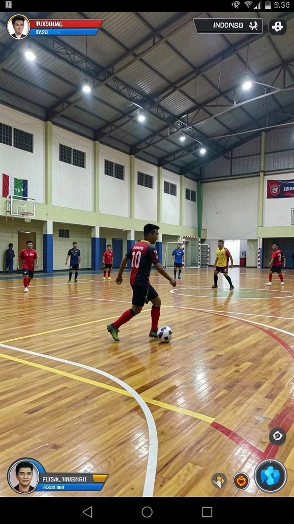 Tampilan karakter utama dalam petualangan epik.