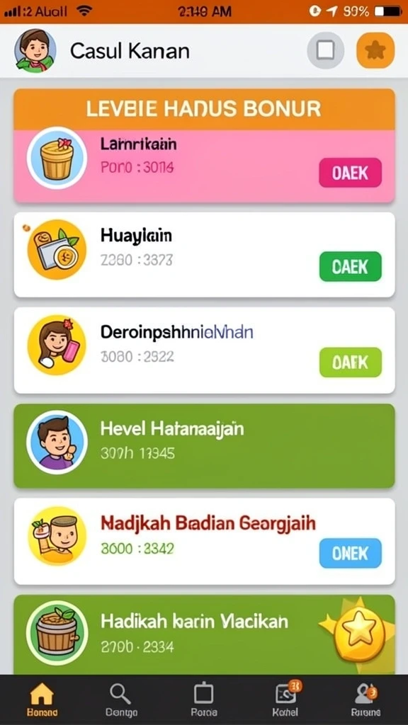Tampilan awal GOCAP123 yang mengesankan dan user-friendly.