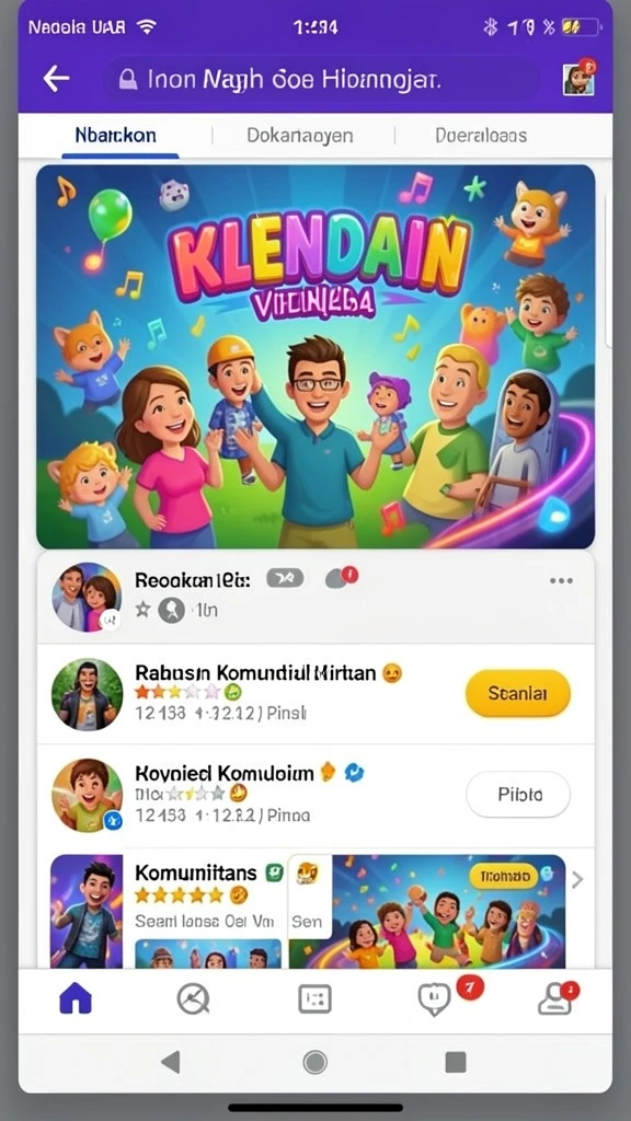 Tantangan menarik di level-game yang berbeda-beda.