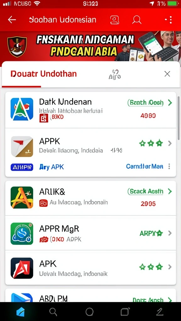 Tampilan karakter yang menarik dan berwarna.
