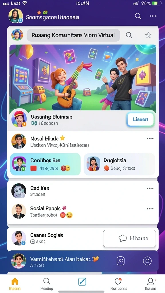 Beragam pilihan permainan yang menarik untuk dimainkan.