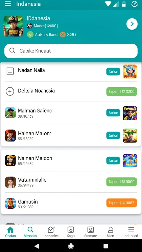 Pengguna dapat menikmati permainan live dealer.