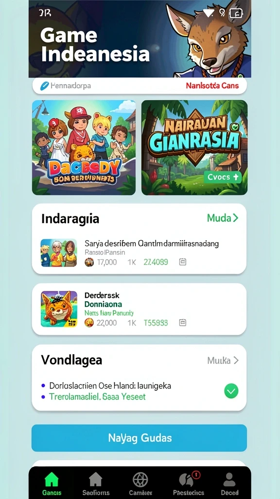 Tampilan antarmuka yang menarik dan mudah digunakan.
