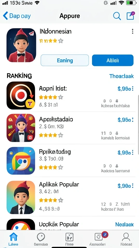 Tampilan karakter utama dalam aksi.