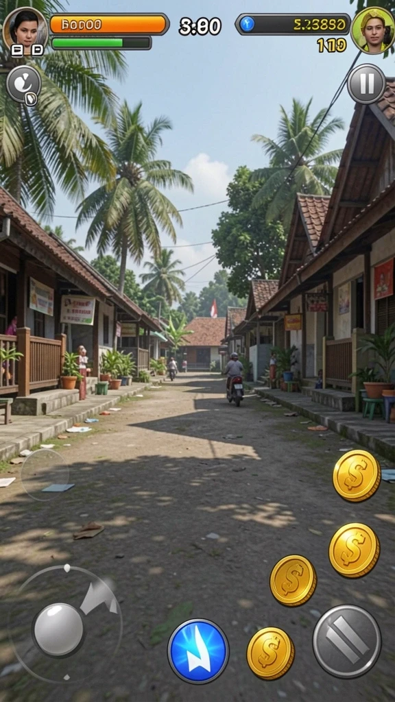 Tampilan antarmuka pengguna yang menarik.