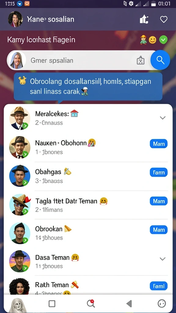 Karakter dengan desain unik dan menarik.