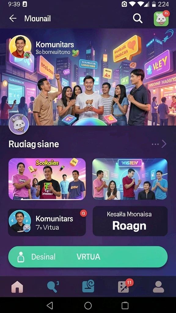 Tampilan antarmuka yang sederhana dan intuitif.