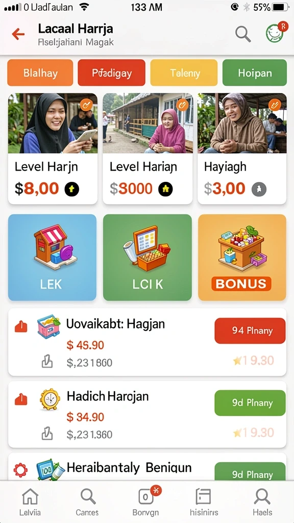 Grafis yang menarik dengan animasi halus.