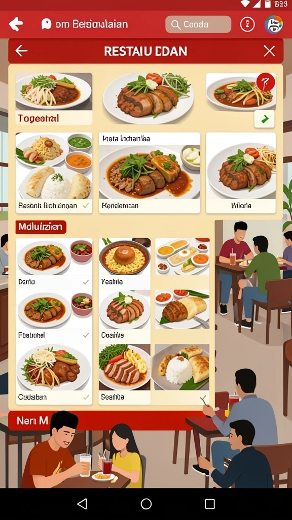 Tampilan menarik dengan banyak pilihan permainan.