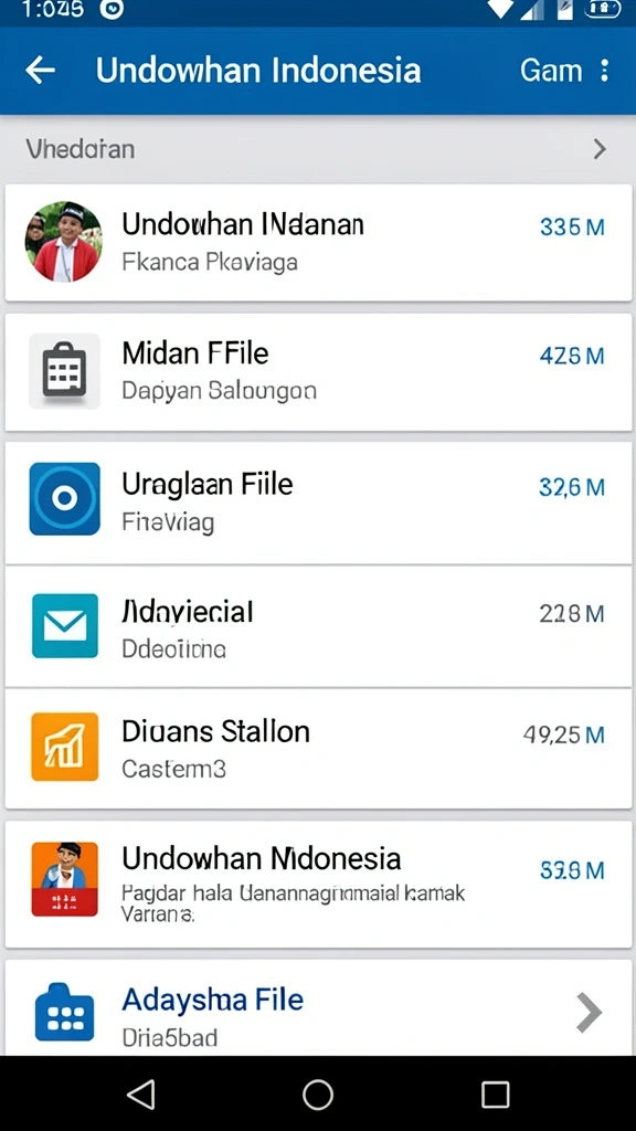 Screenshot pertama menunjukkan tampilan antarmuka permainan yang menarik.