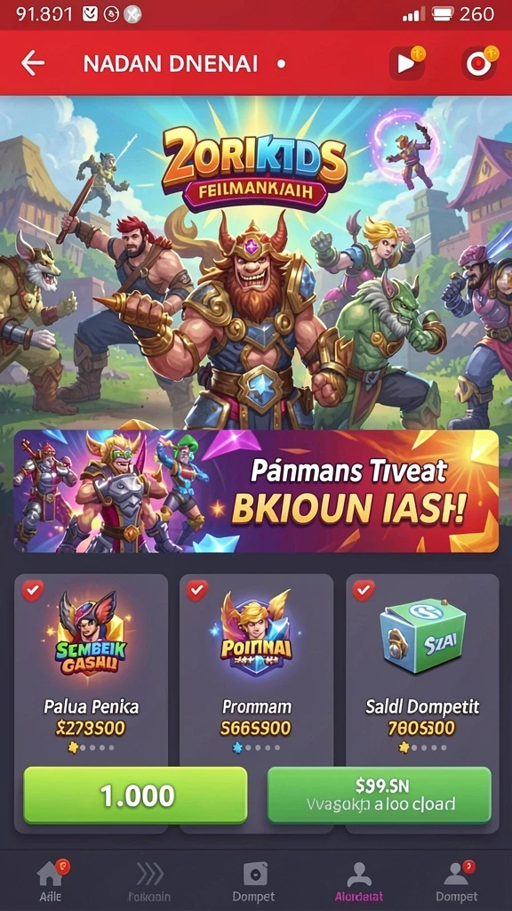 Tampilan antarmuka yang menarik dan mudah digunakan.