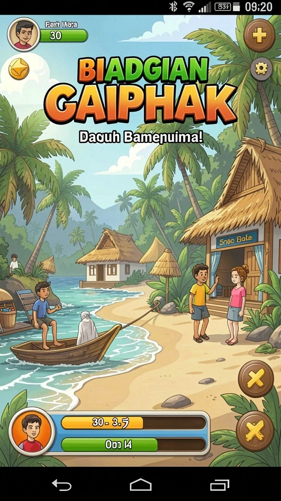 Karakter unik dan beragam untuk dipilih.