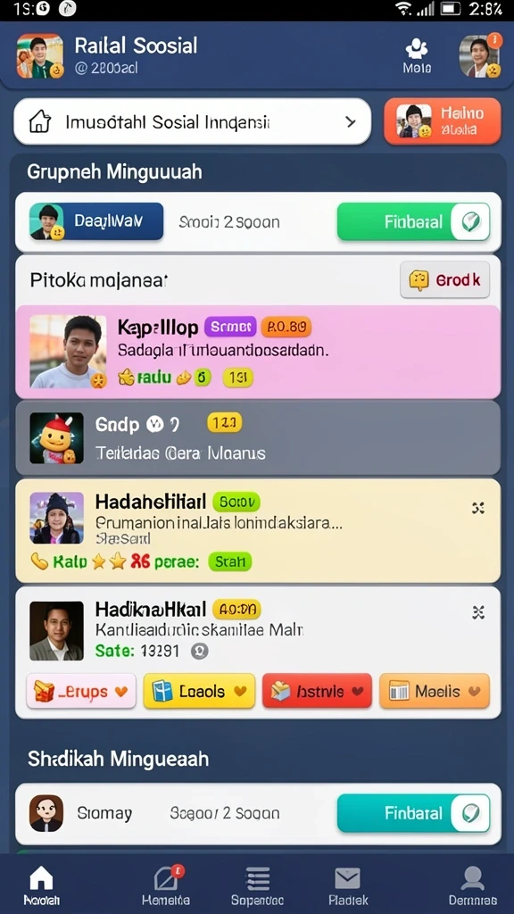 Antarmuka pengguna yang intuitif dan menarik.