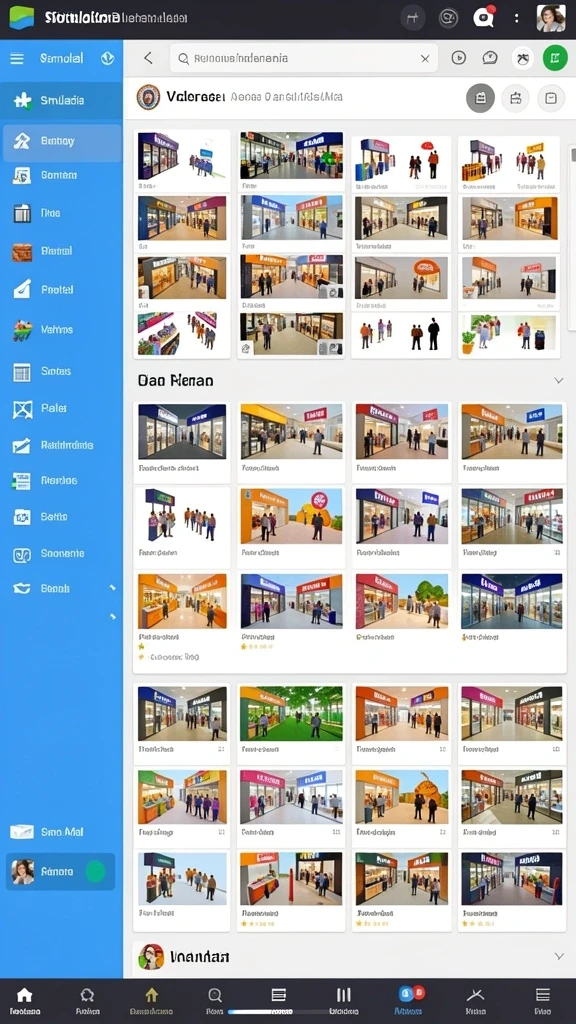 Desain karakter yang unik dan penuh warna.