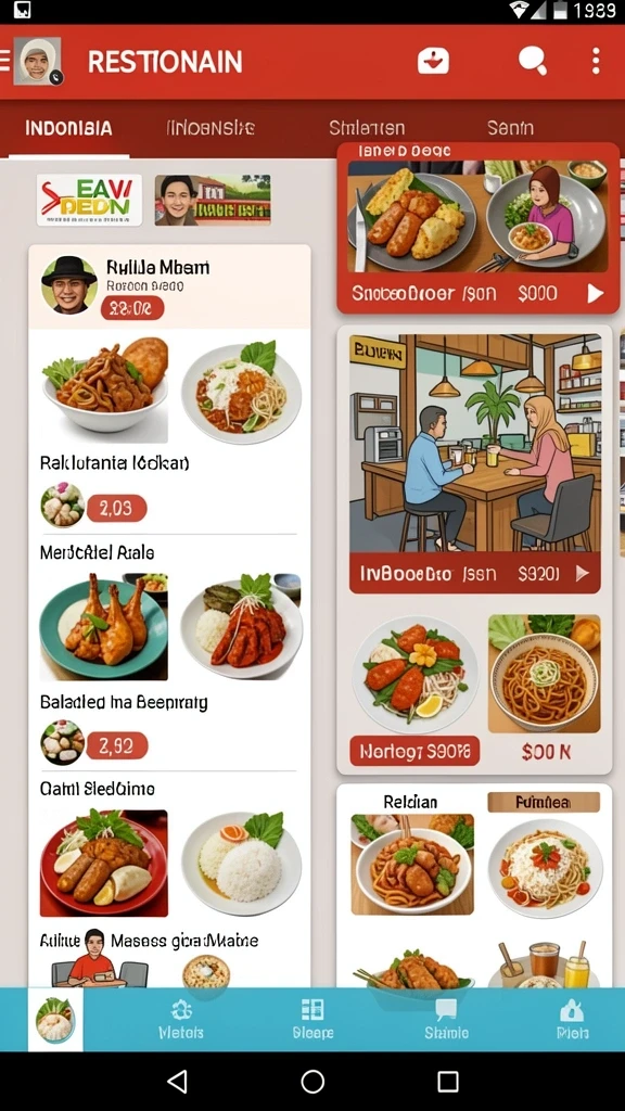 Tampilan antarmuka yang menarik dan intuitif.