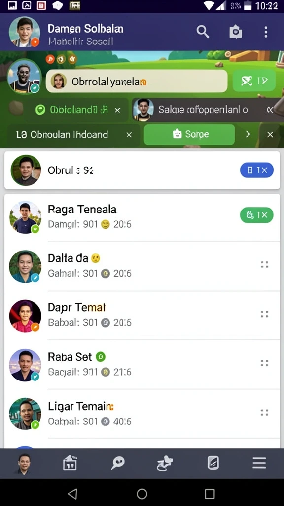 Screenshot memperlihatkan momen seru saat berlaga di mode multiplayer.