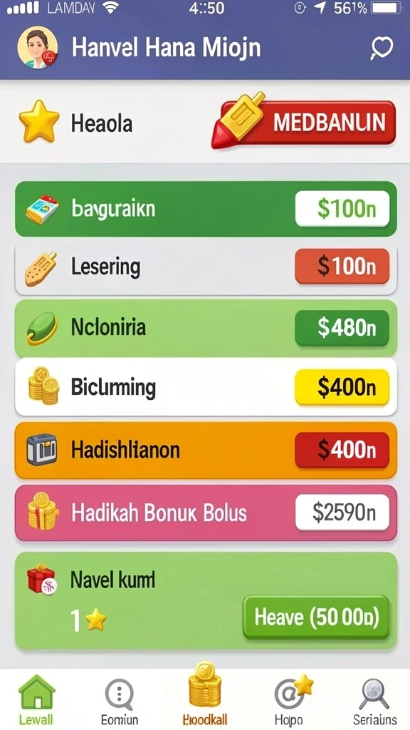 Tampilan antarmuka yang menarik dan intuitif.