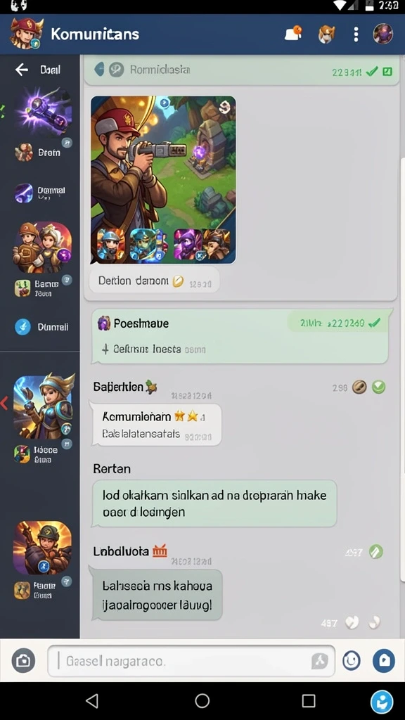 Tampilan antarmuka utama SUPERVIP yang menarik.
