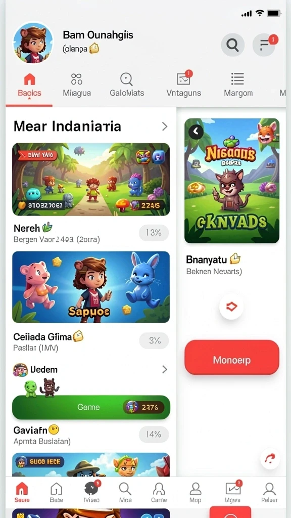 Karakter-karakter unik dengan gaya artistik yang menarik.