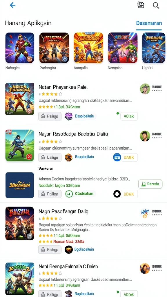 Tampilan awal yang menawan dan informatif.