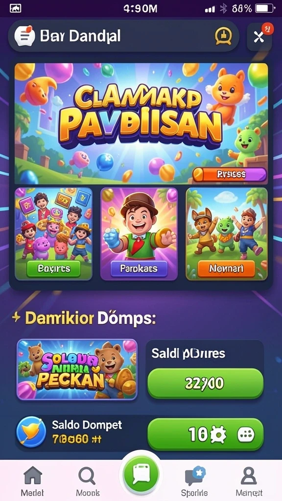 Tangkapan layar dari petualangan seru di dunia VO777.