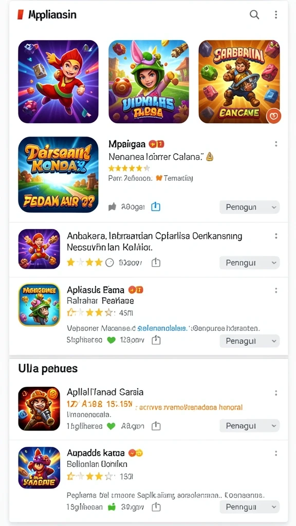 Sistem reward yang mendorong pemain untuk terus mencoba.