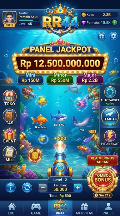 rr44 — layar beranda